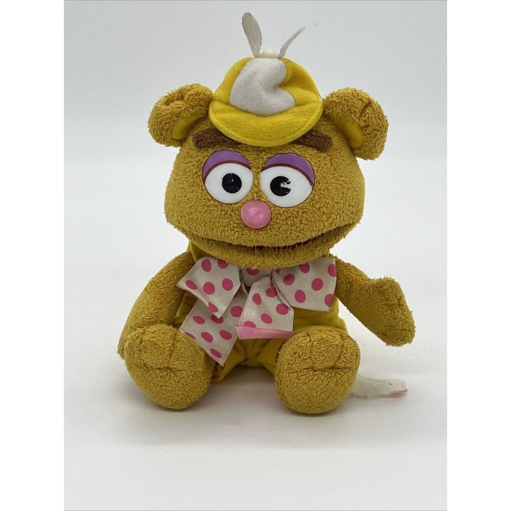 Fozzie Bear Muppet Babies 9” Plush, Jim Henson’s Muppets